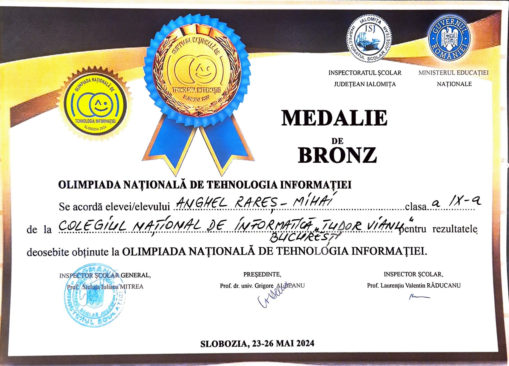 ONTI Bronze 2024